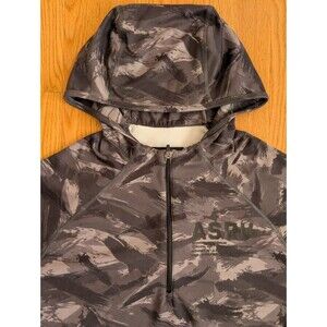 ASRV Shirt Mens M DSG-0328 Silverplus 1/4 Zip Camo Pullover Lightweight Hoodie